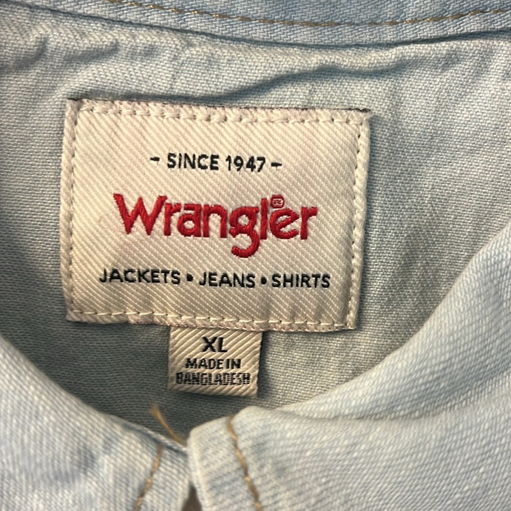 Wrangler Western Tie-front shirt XL - Picture 7 of 9